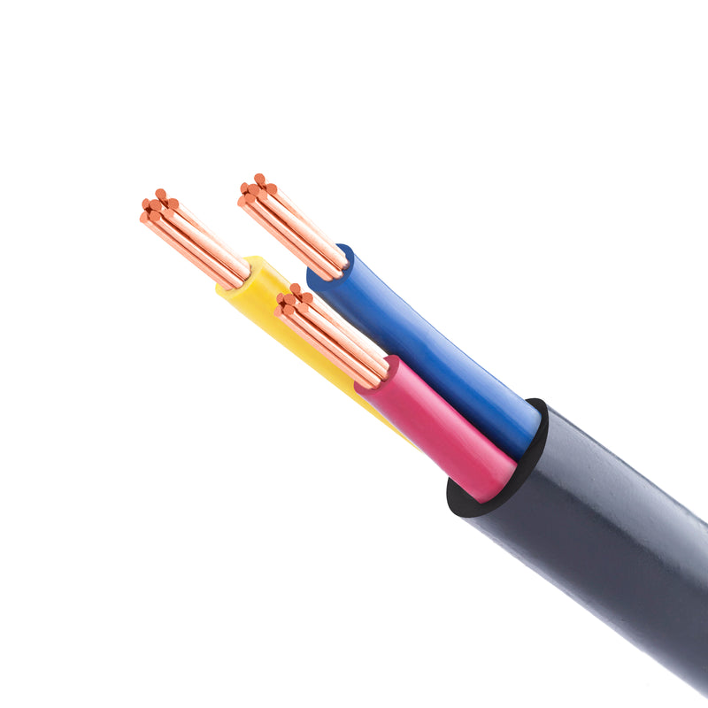 Copy 6 mm² 3 Core Flexible DC Copper Cable - Merit e-Shop